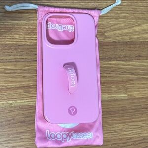 Loopy Case Pink Phone Case with Loopy Strap